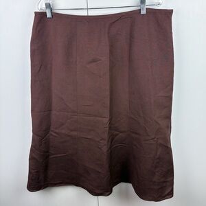 3 FOR $15 Vintage Le Suit Chocolate Brown Flare Dress Shirt Career Business Work